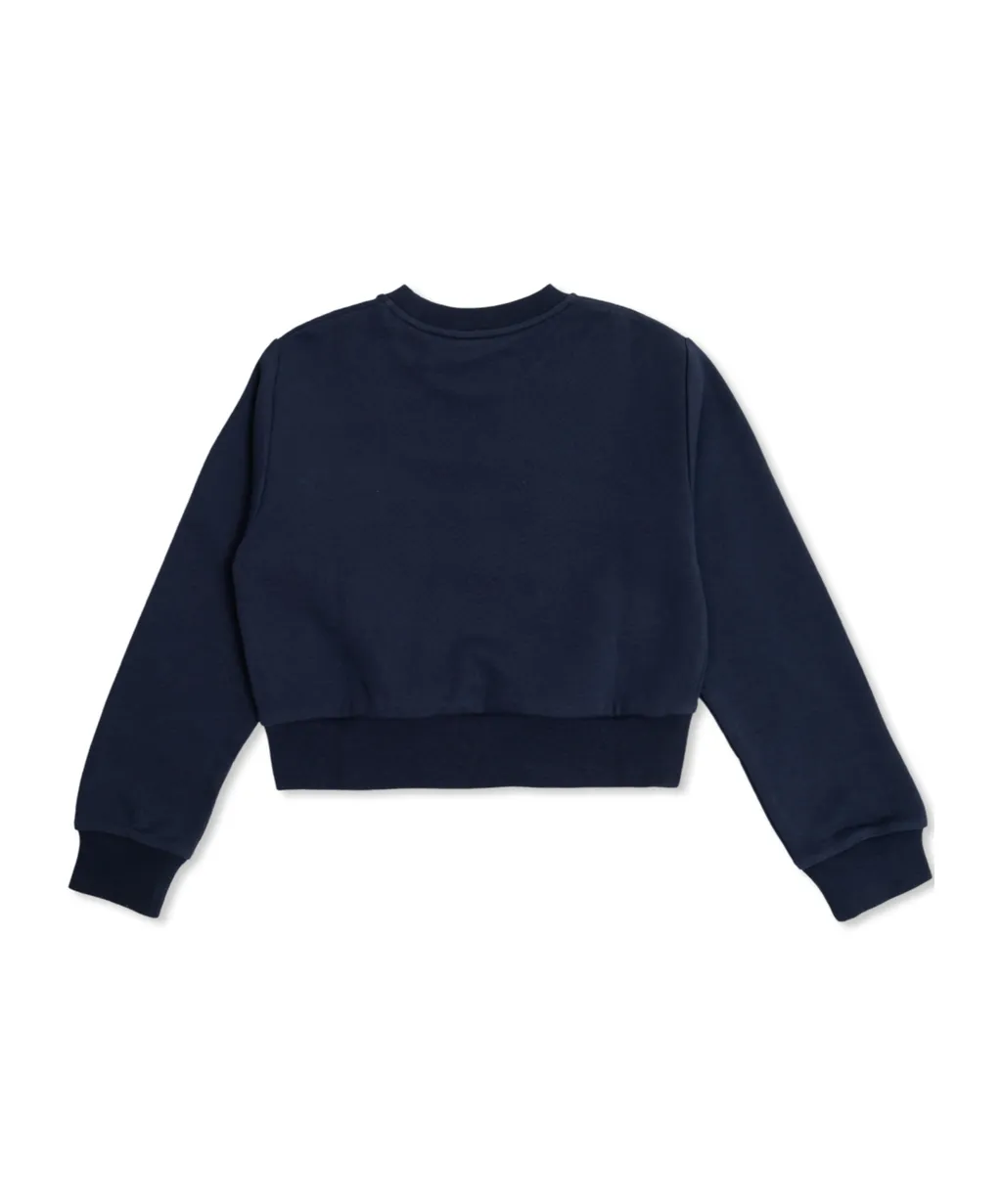 Logo Embellished Crewneck Sweatshirt