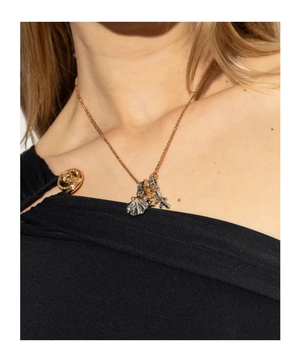 Medusa-Head Pendants Necklace