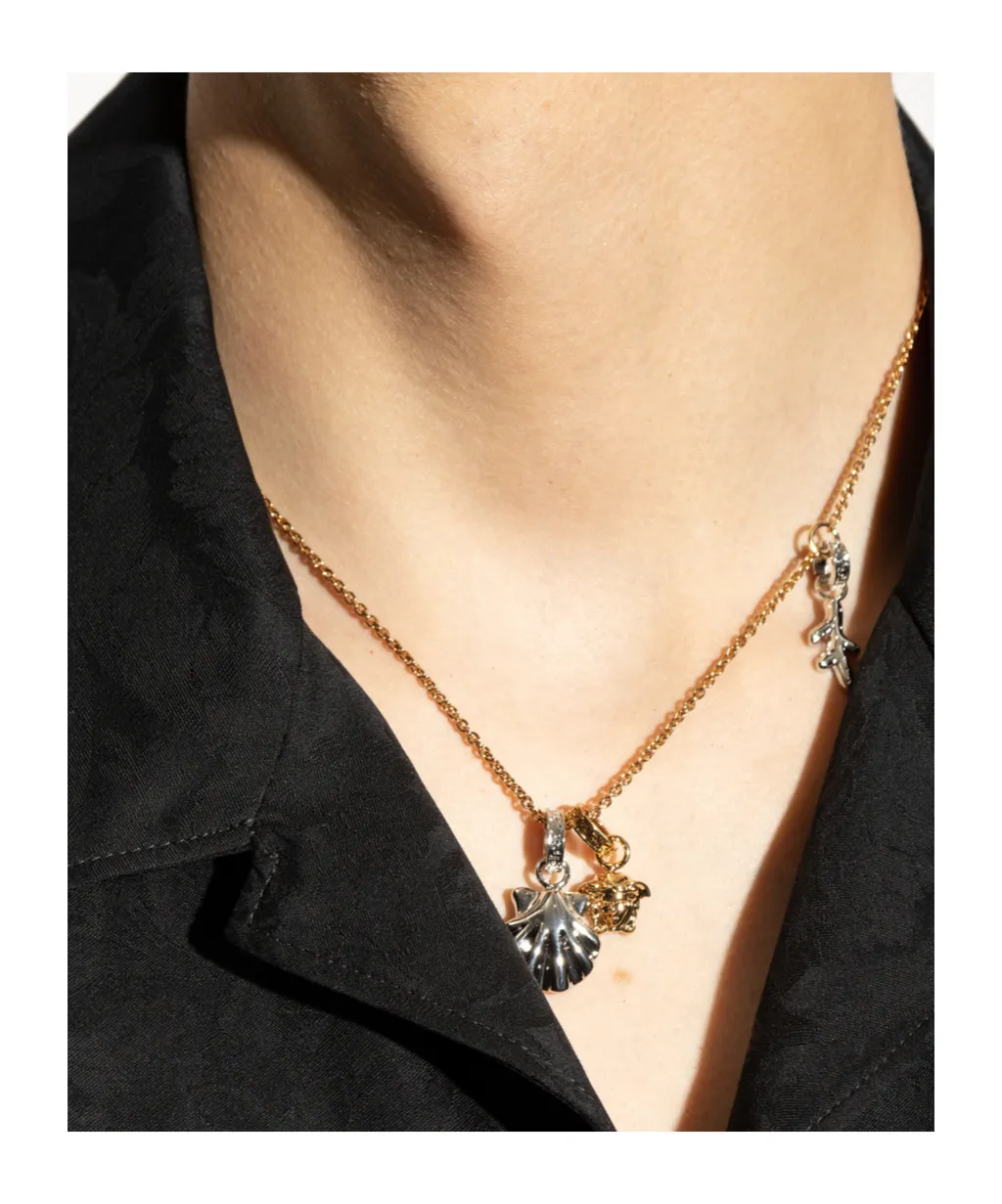 Medusa-Head Pendants Necklace
