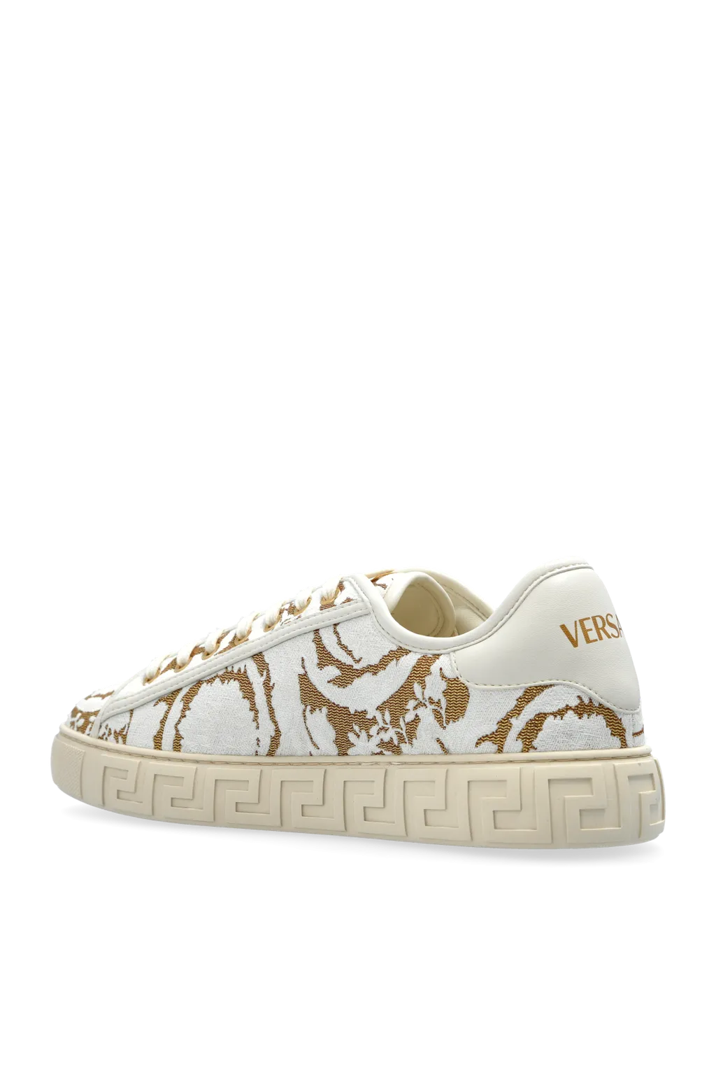 Barocco Jacquard Greca Lace-Up Sneakers