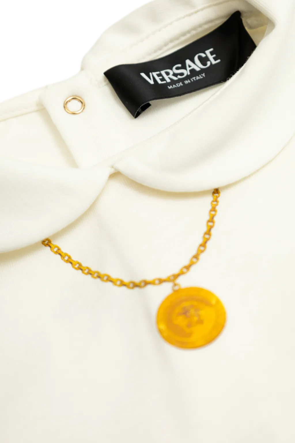 Necklace Printed Collared Top