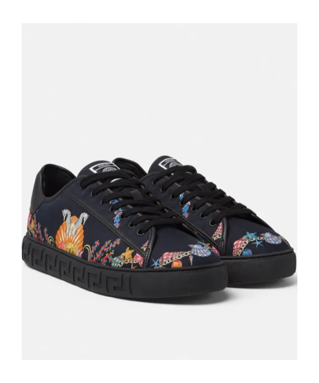 Coral Theatre Greca Lace-Up Sneakers