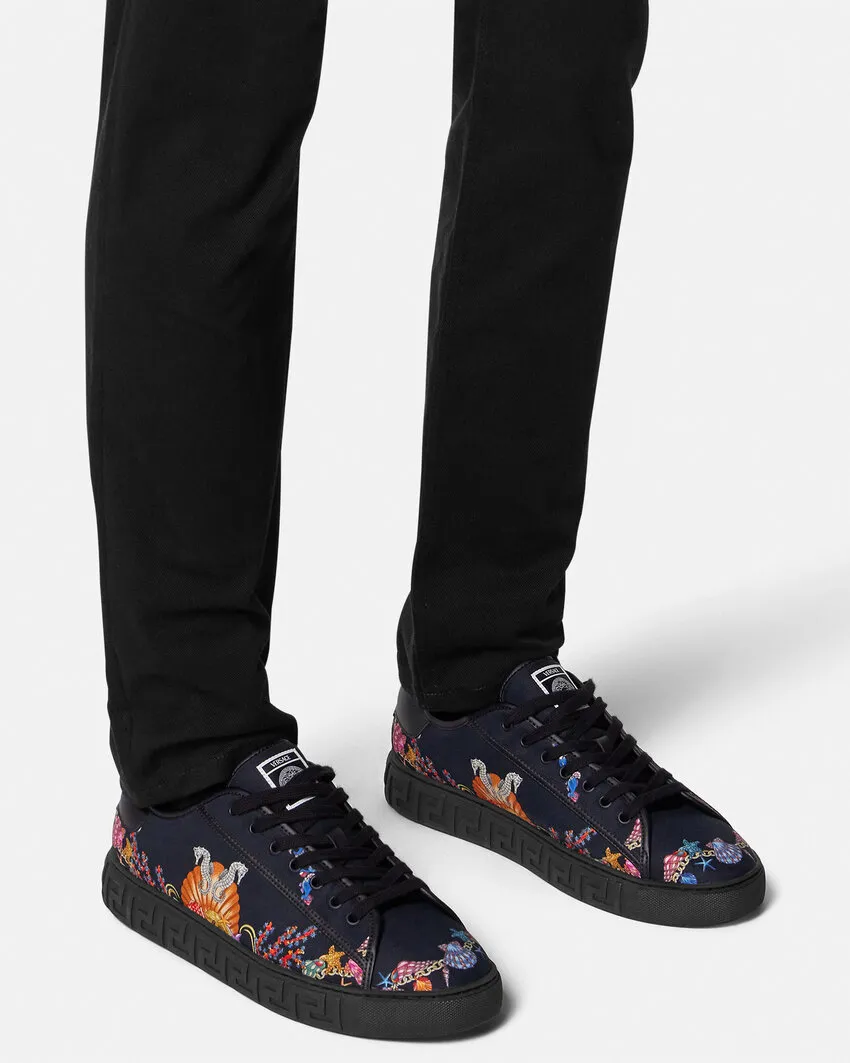 Coral Theatre Greca Lace-Up Sneakers