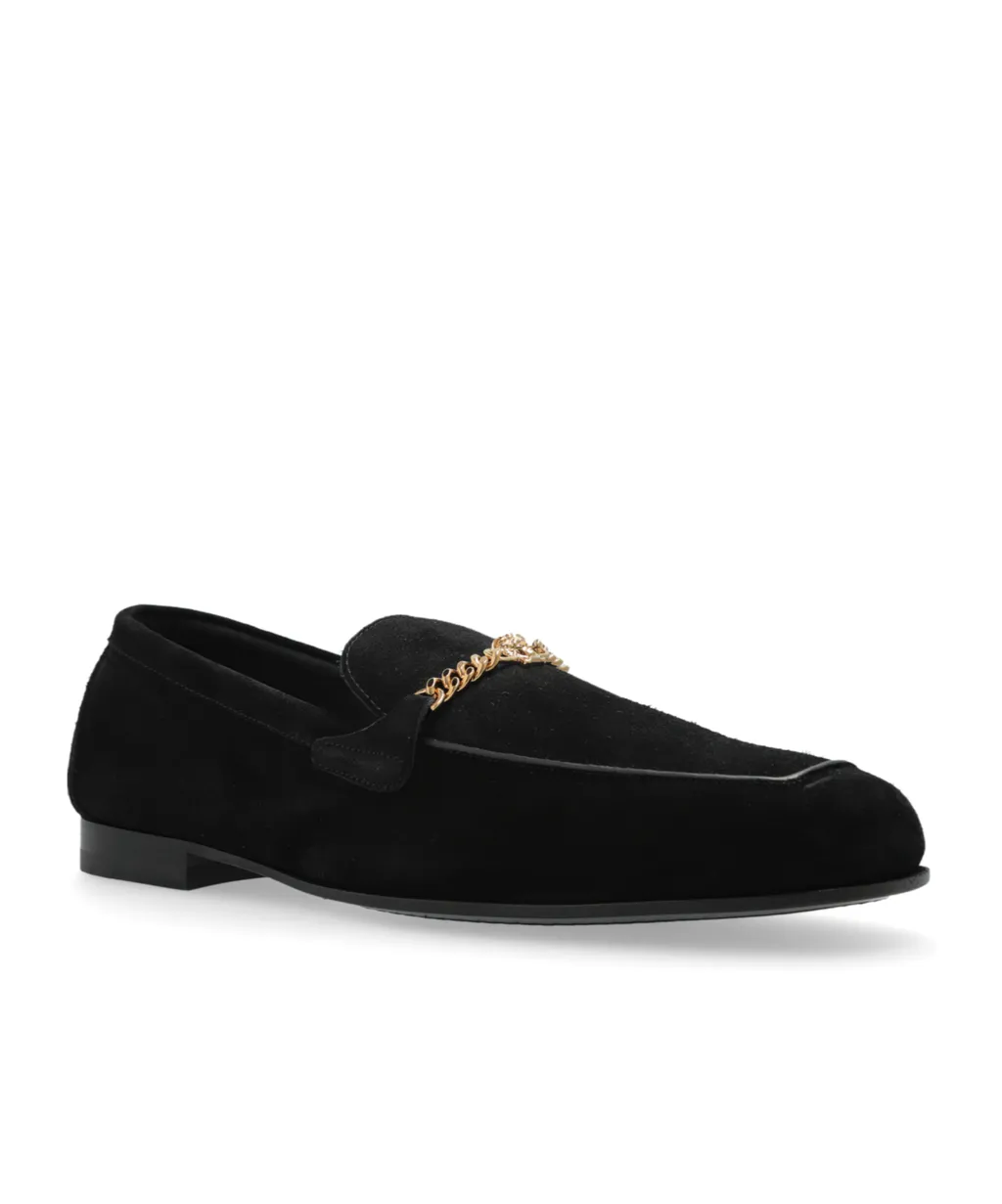 Chain-Detailed Loafers