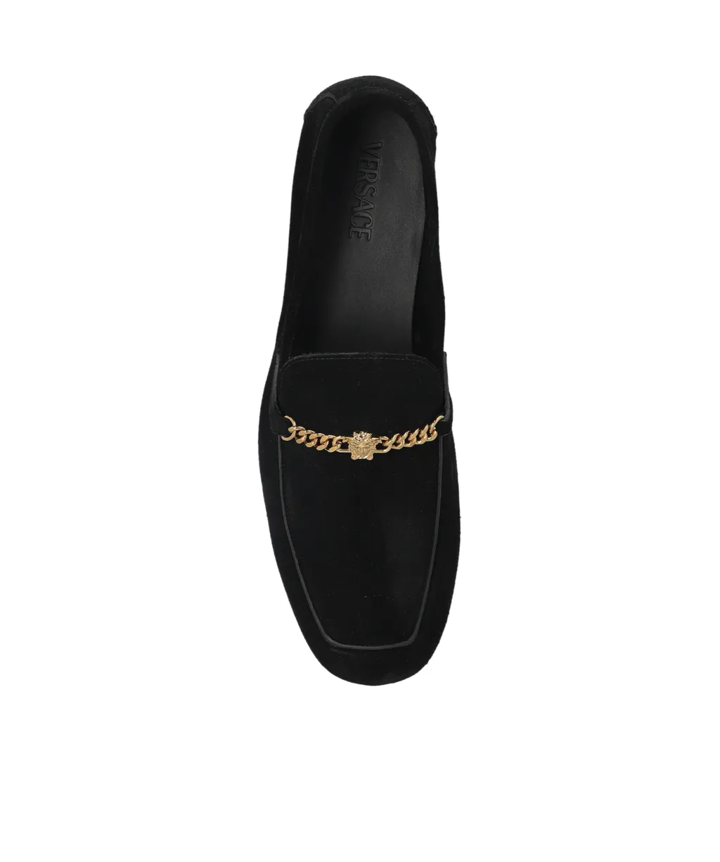 Chain-Detailed Loafers
