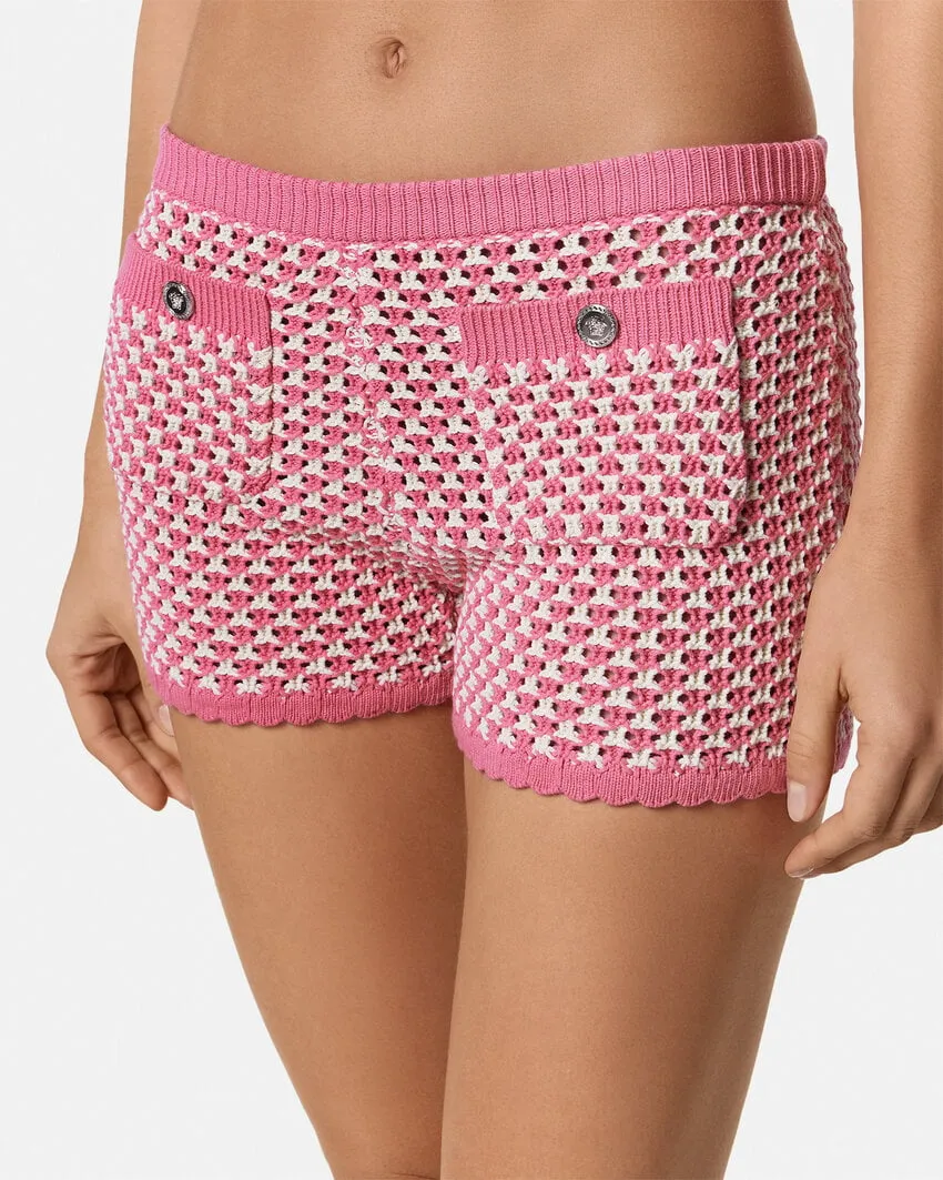 Elasticated Waistband Knitted Shorts