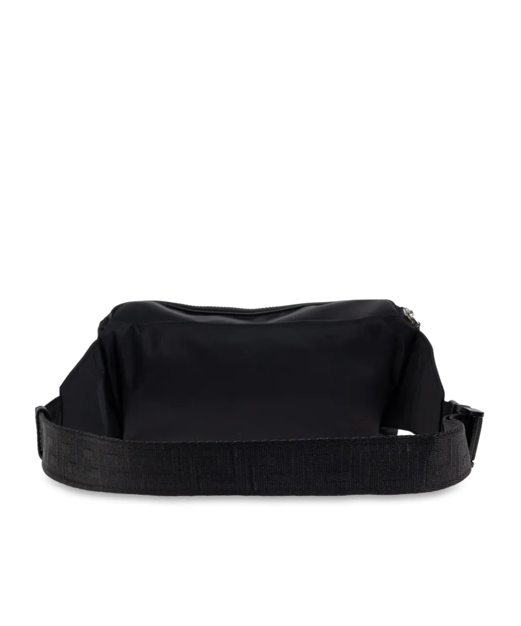 Medusa-Head Plaque Zipped Waist Bag