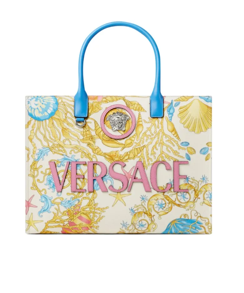 Medusa Head Plaque Shopper Bag