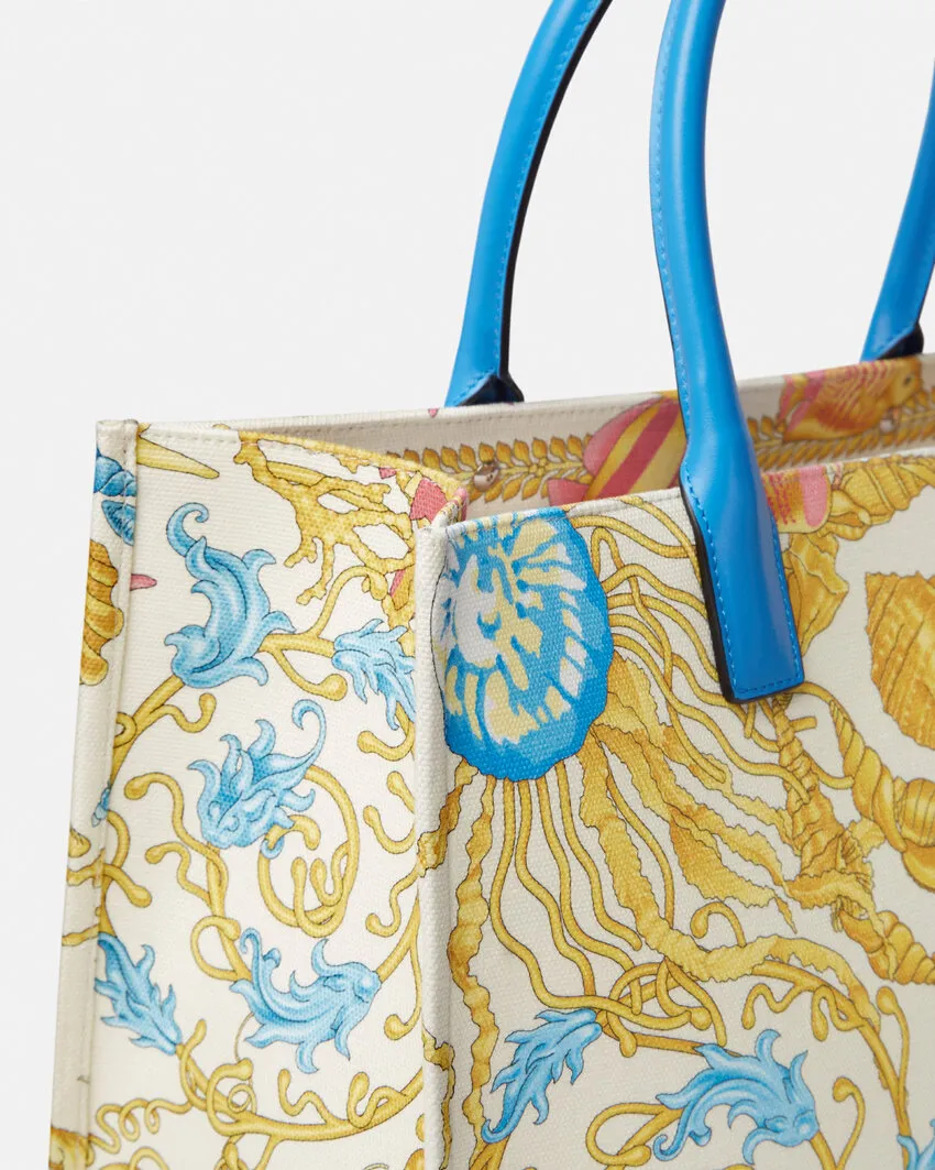 Medusa Head Plaque Shopper Bag