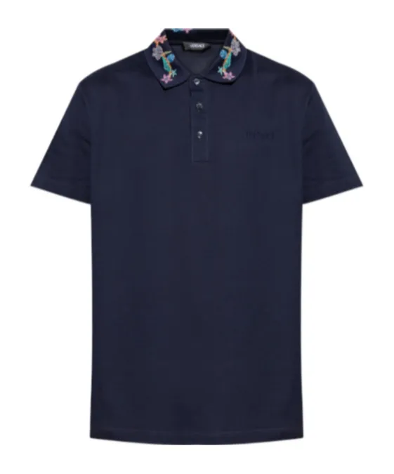 Logo-Embroidered Short-Sleeved Polo Shirt