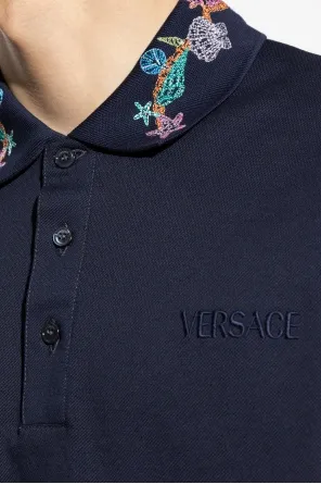 Logo-Embroidered Short-Sleeved Polo Shirt