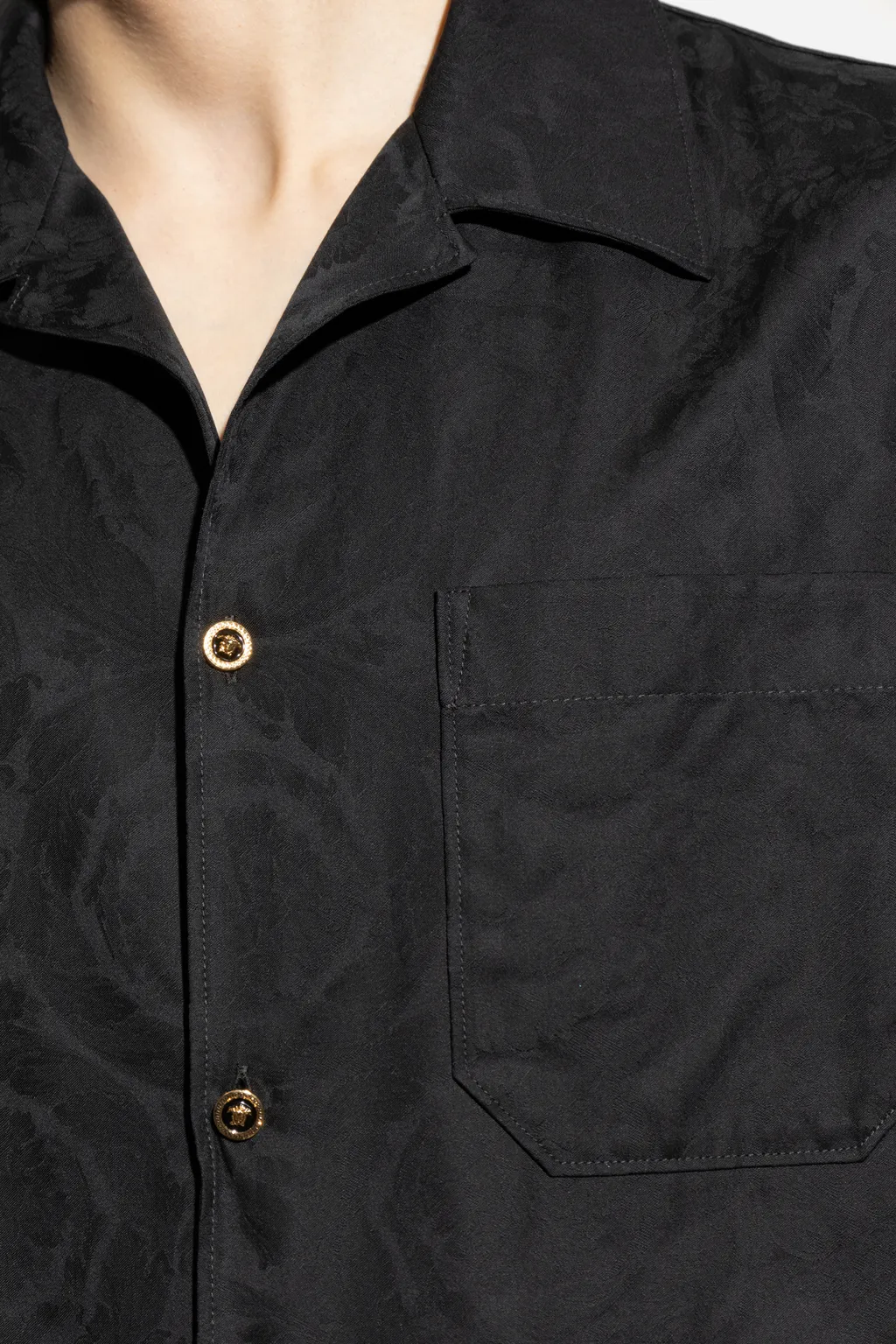 Barocco Pattern Short-Sleeved Shirt