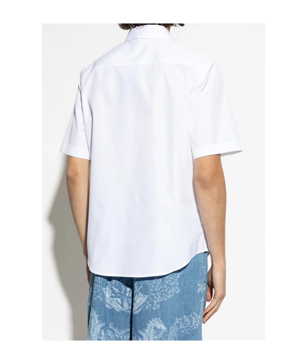 Logo-Embroidered Short-Sleeved Shirt