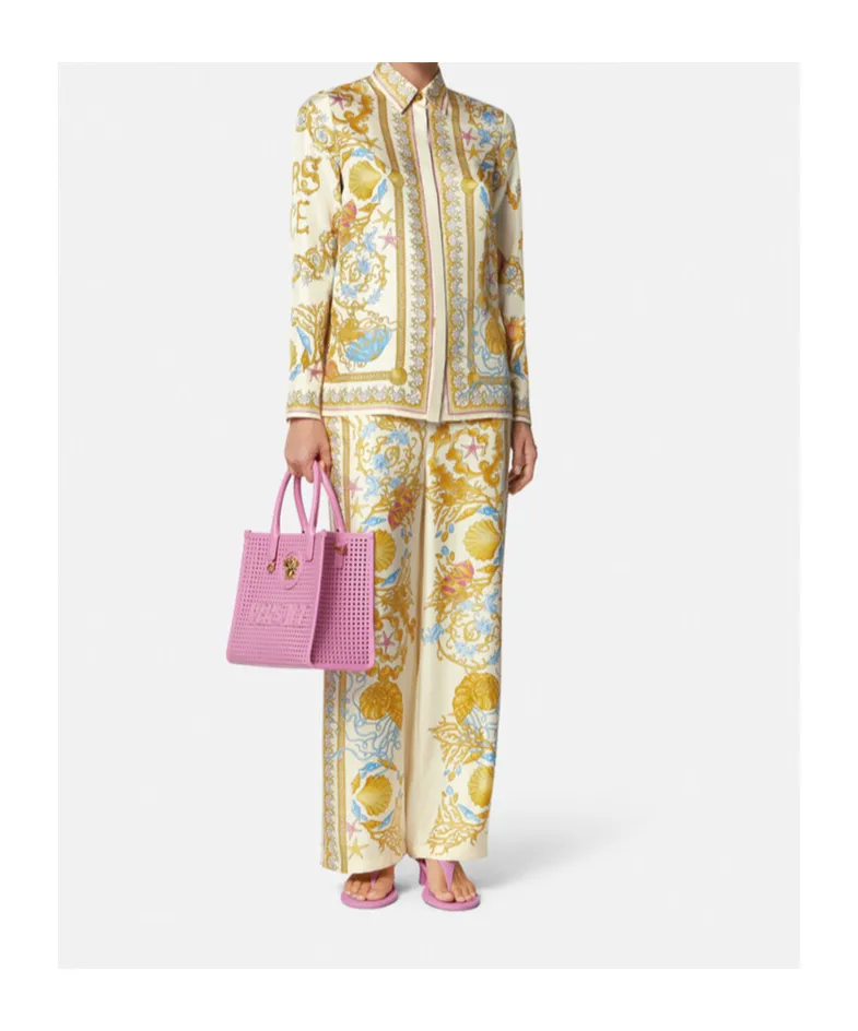 Barocco Printed Long-Sleeved Shirt
