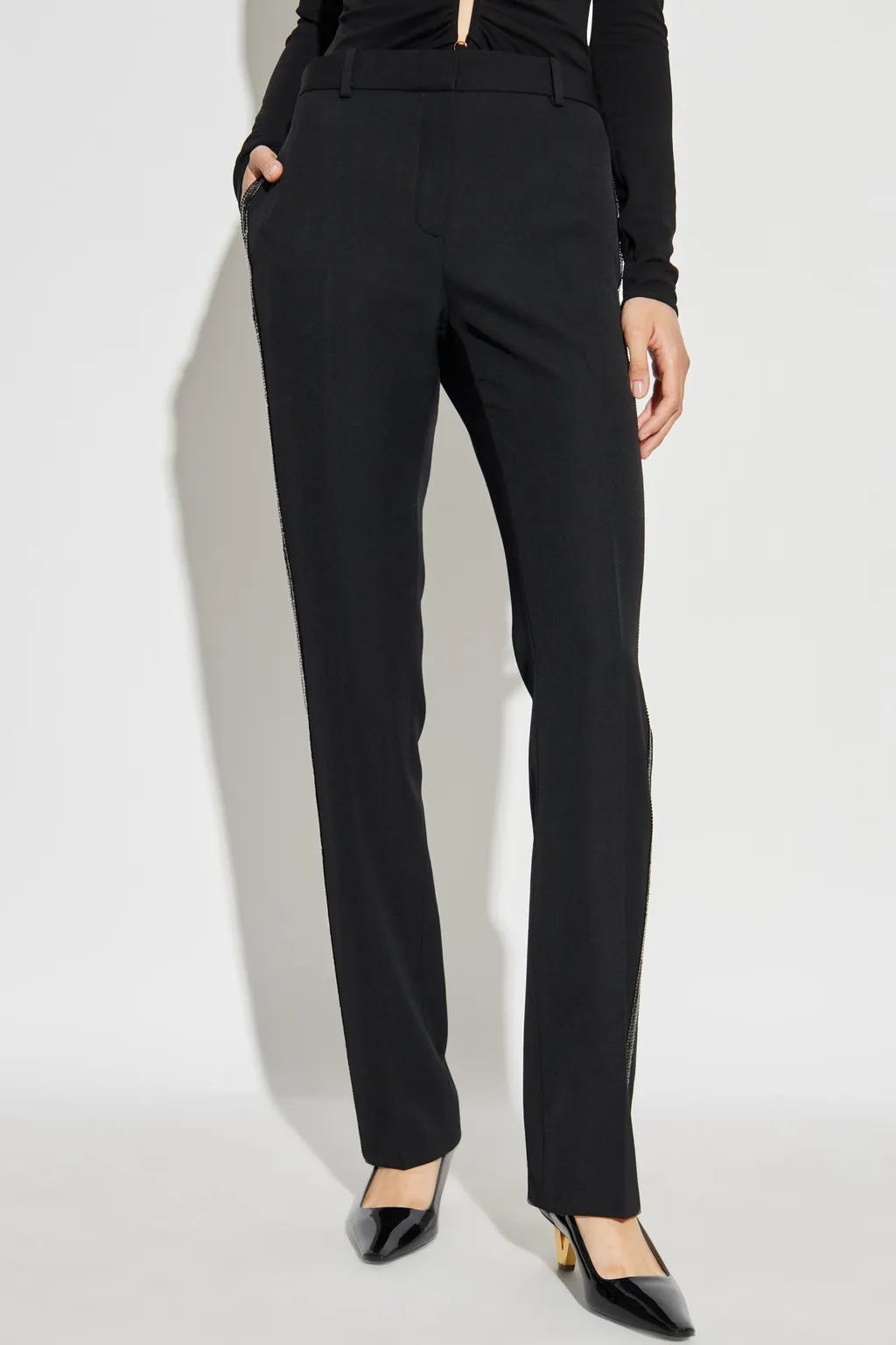 Embellished Tailored Trousers