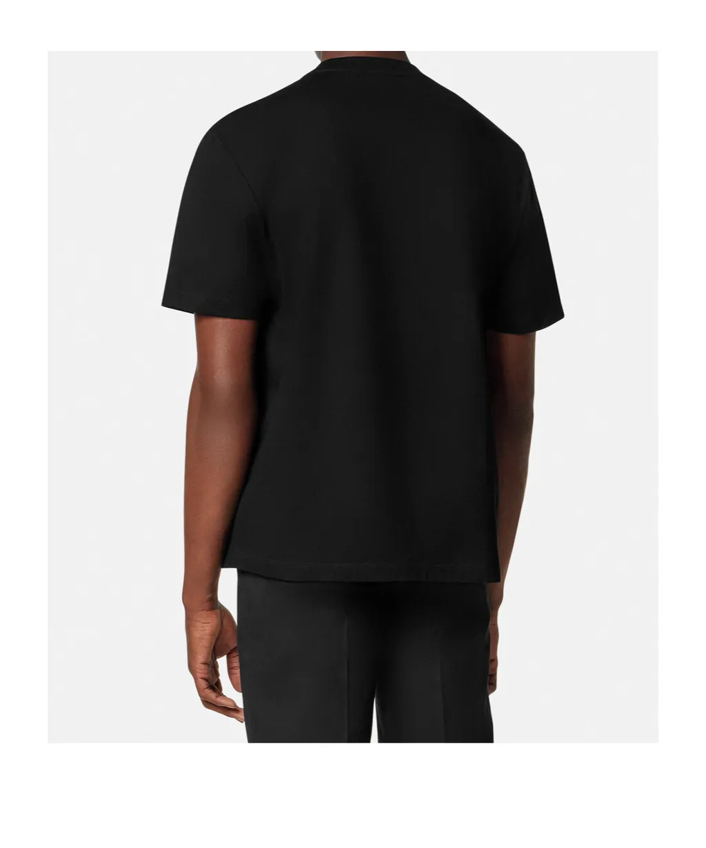 Pattern-Printed Crewneck T-Shirt