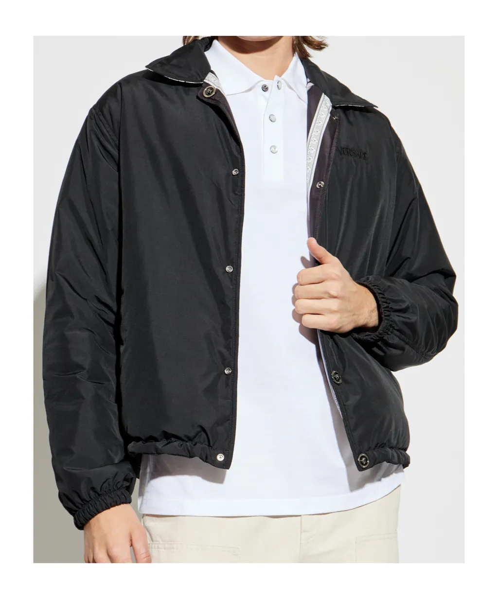 Barocco-Printed Reversible Jacket