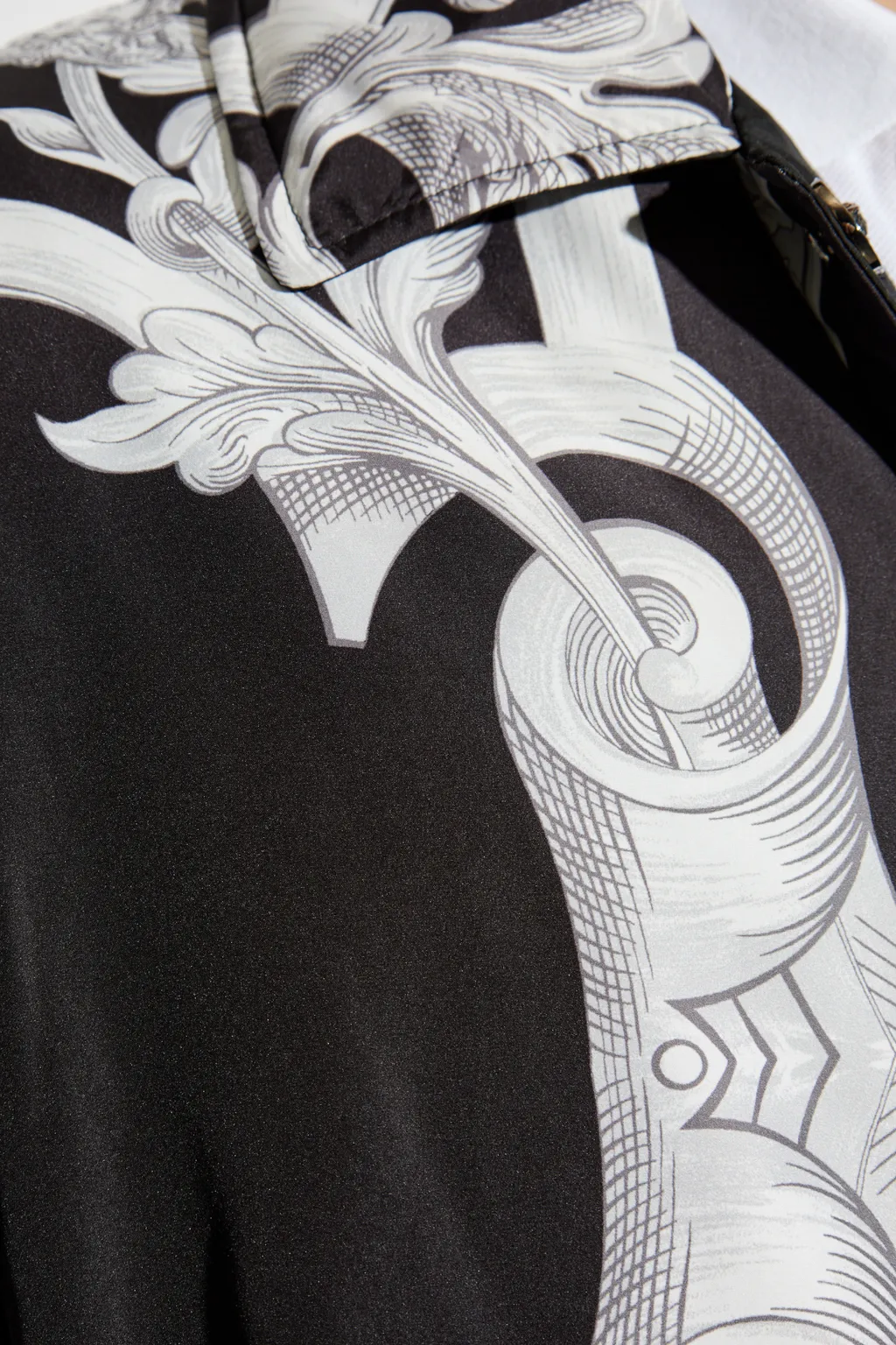 Barocco-Printed Reversible Jacket