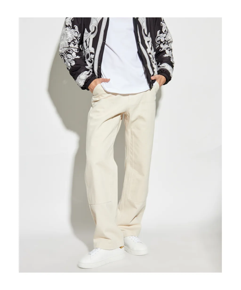 Medusa Head Straight-Leg Pants