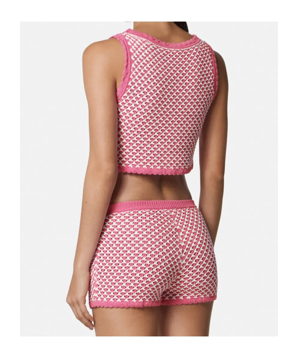 Pocket Knitted Cropped Top