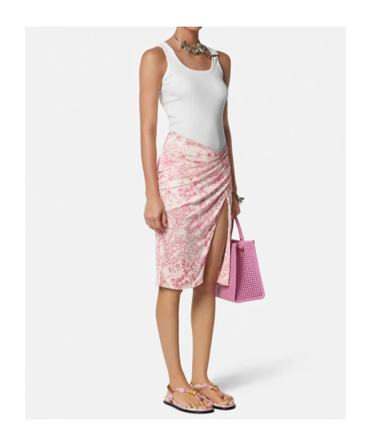Barocco Print Mini Skirt