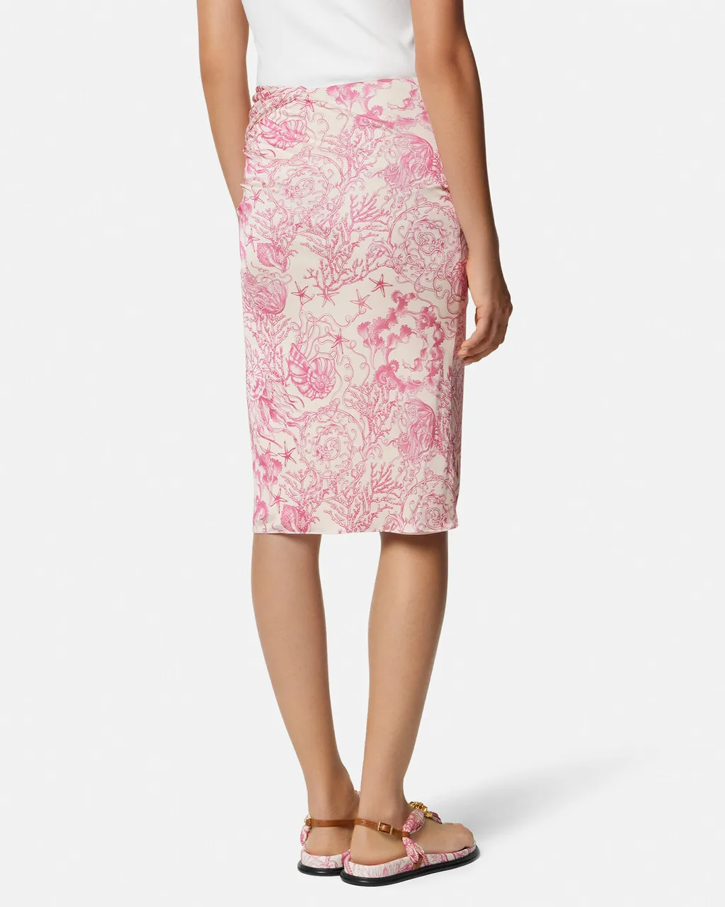 Barocco Print Mini Skirt