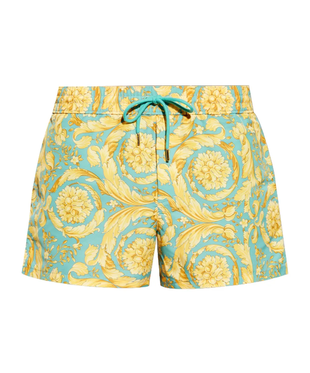 Barocco-Print Swim Shorts