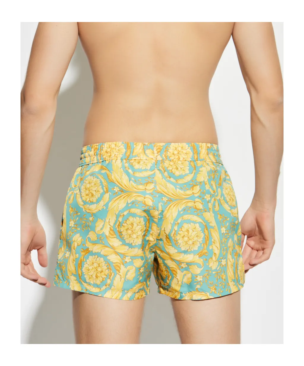 Barocco-Print Swim Shorts