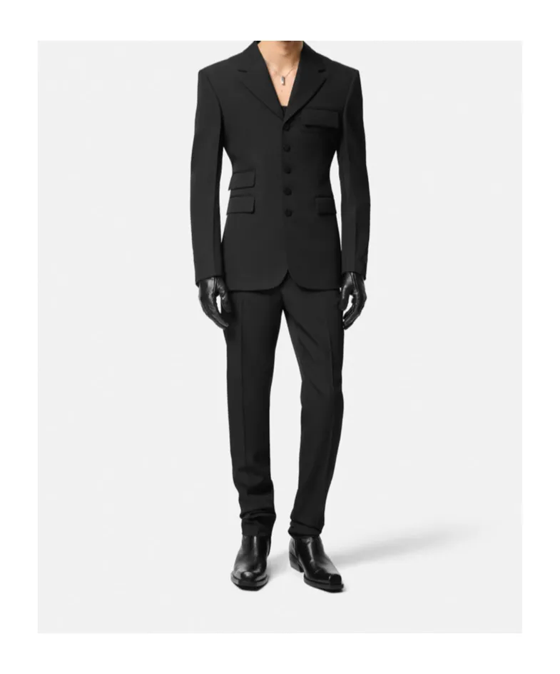 Logo-Appliqué Tailored Trousers