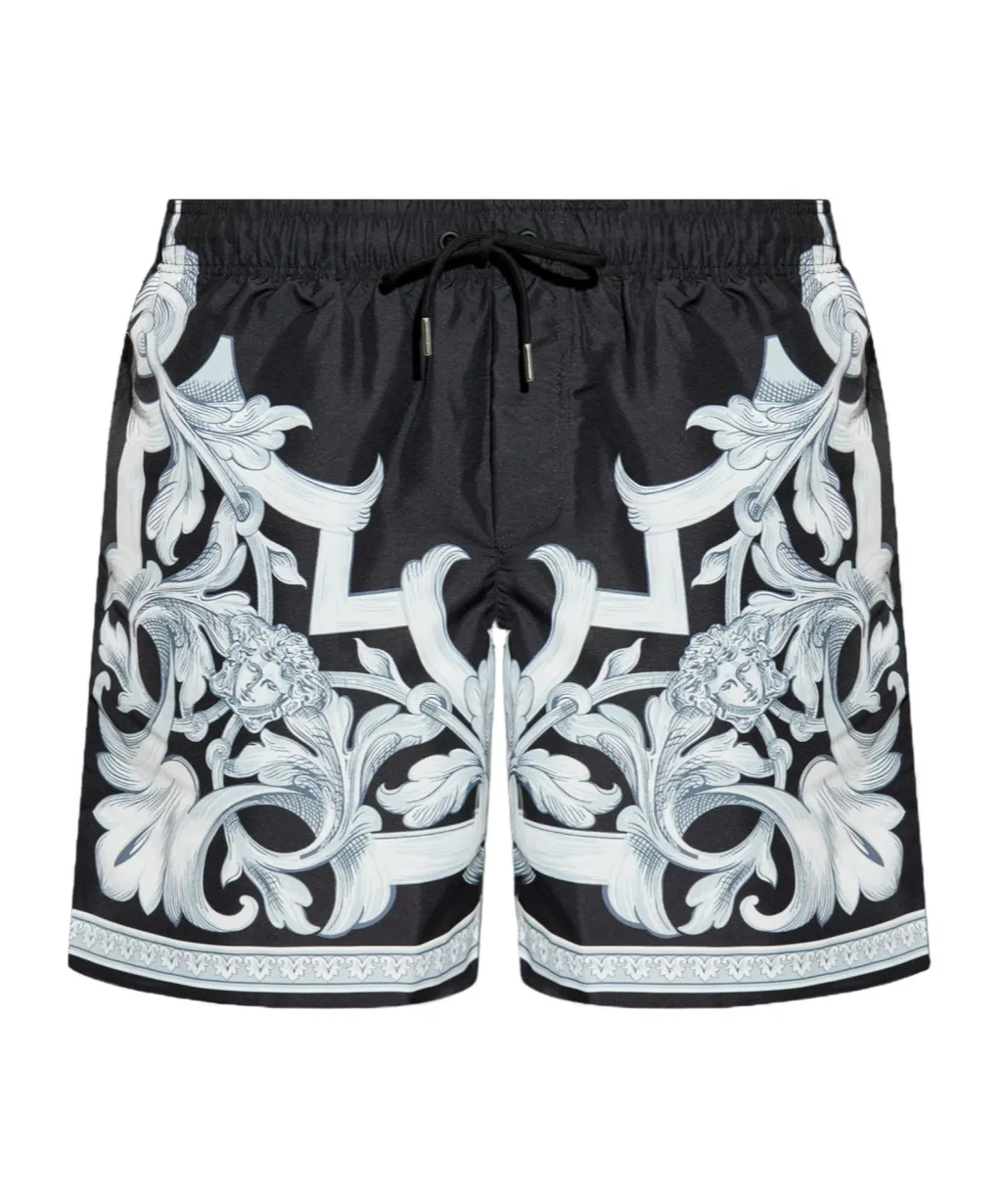 Barocco-Print Swim Shorts