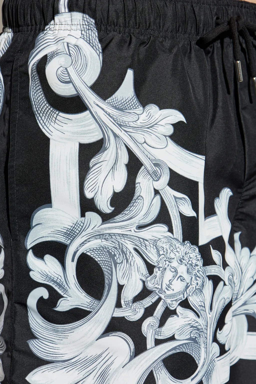 Barocco-Print Swim Shorts