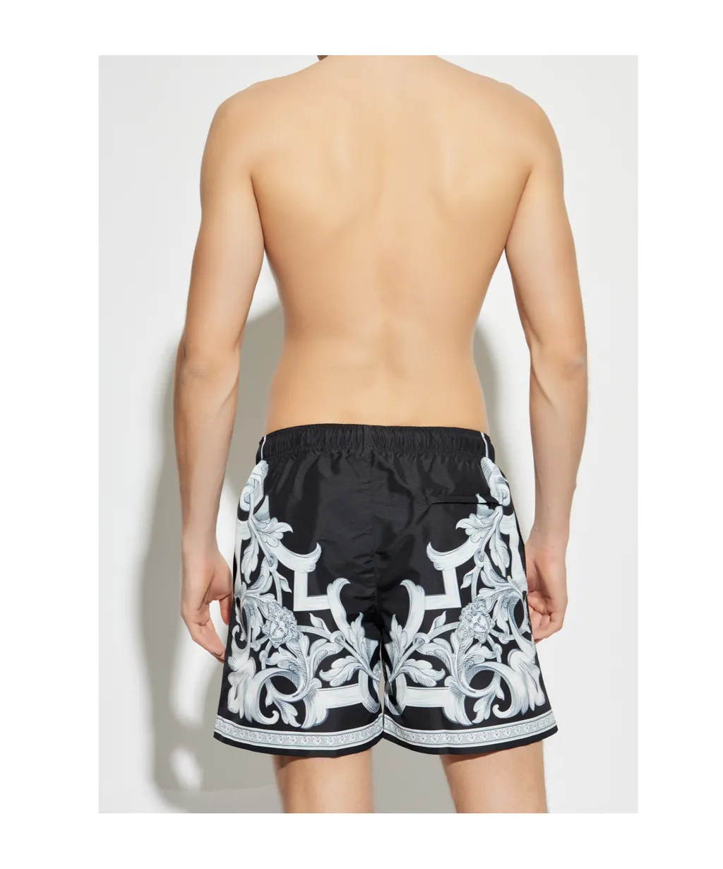 Barocco-Print Swim Shorts