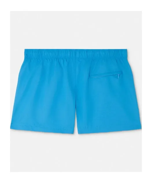 Medusa-Embroidered Swim Shorts