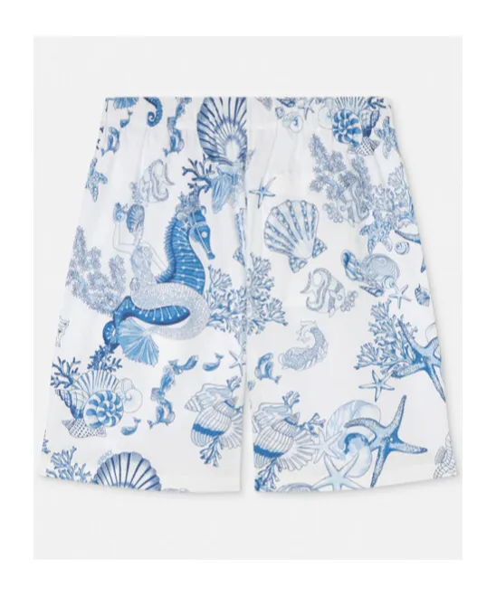 Allover Print Shorts