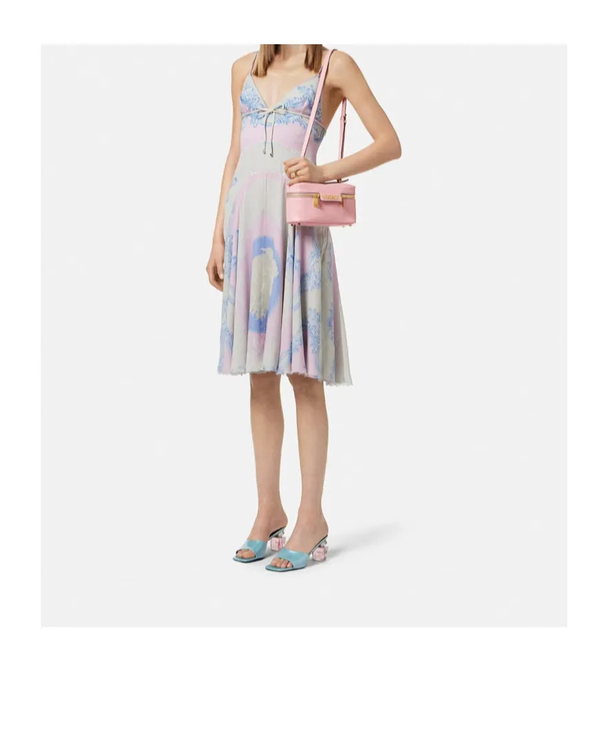 Tag Zipped Vanity Bag