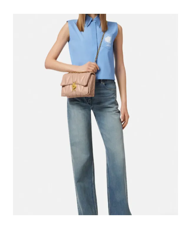 Medusa Chain-Linked Shoulder Bag