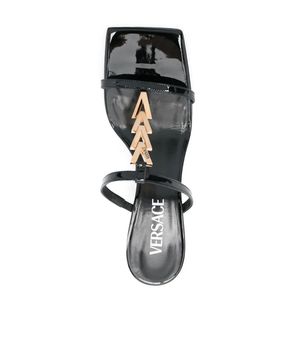 Logo Detailed Open-Toe Sandals