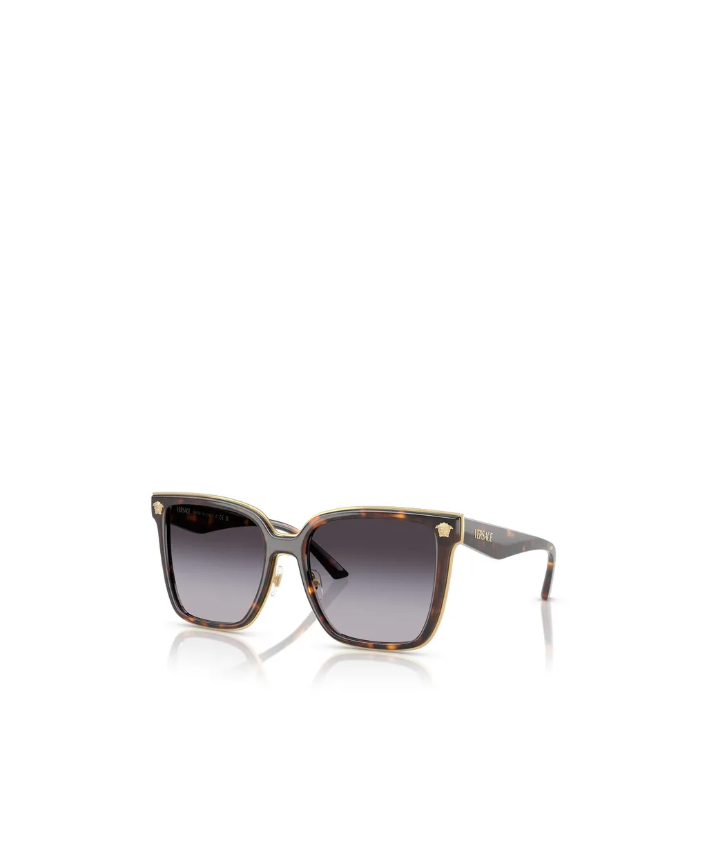 Medusa Plaque Detailing Sunglasses
