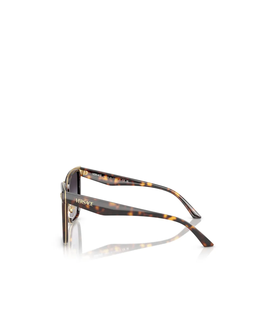 Medusa Plaque Detailing Sunglasses