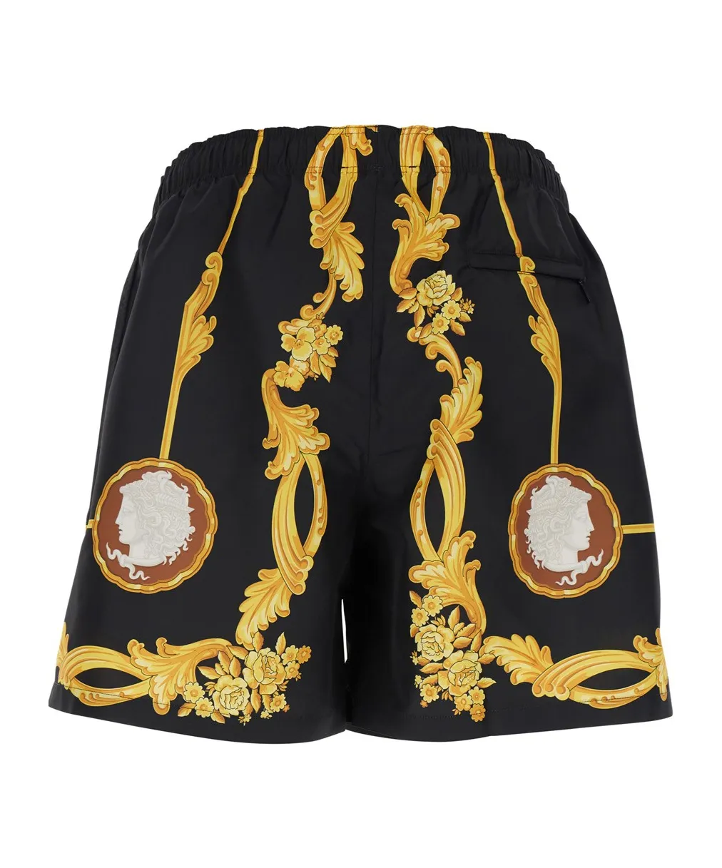 Barocco-Print Swim Shorts