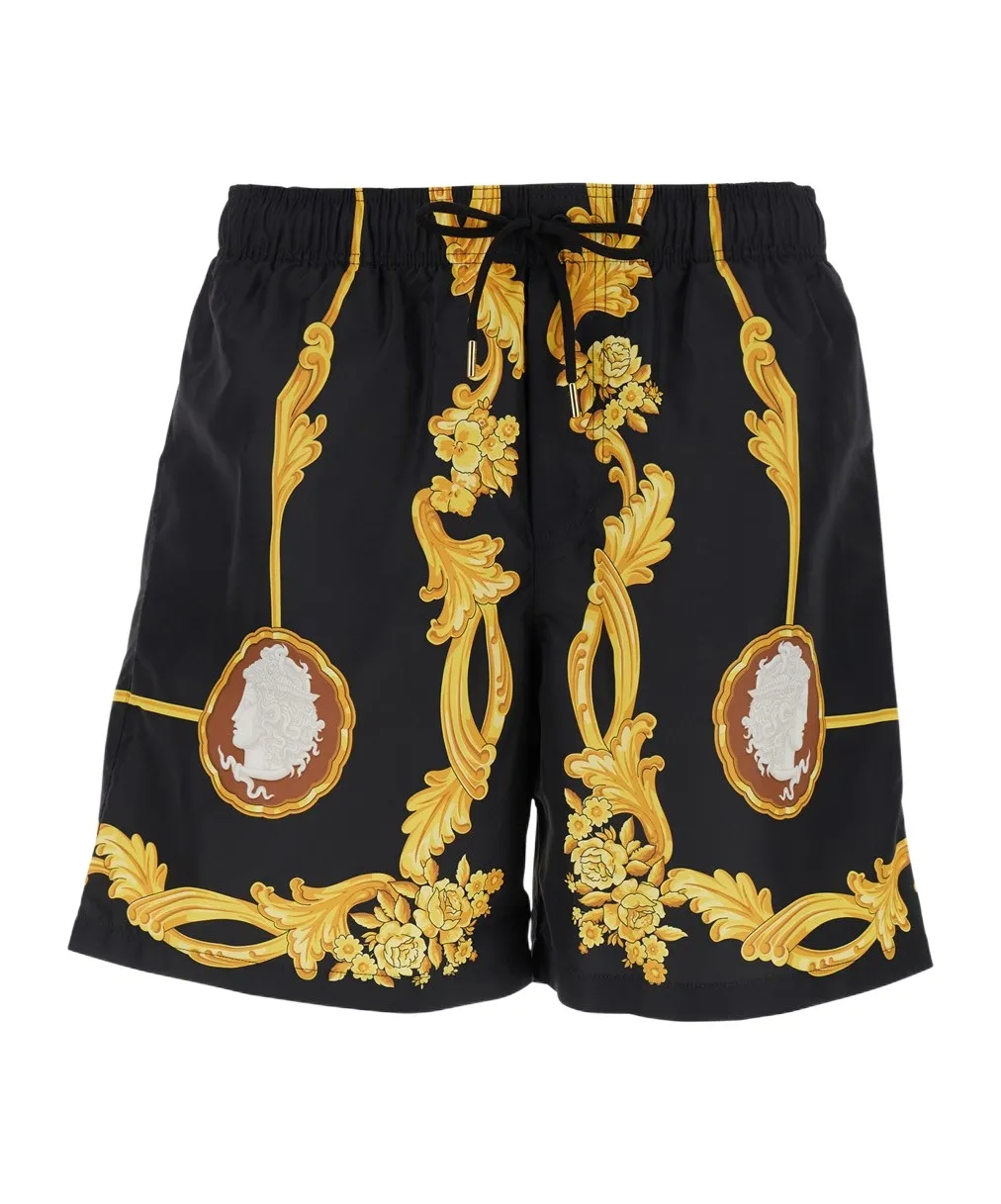 Barocco-Print Swim Shorts