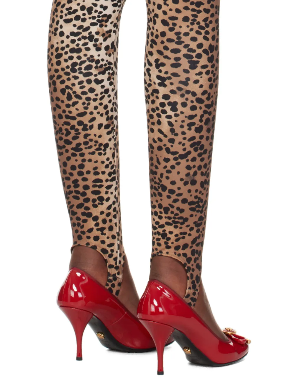 Leopard-Print Stirrup Leggings
