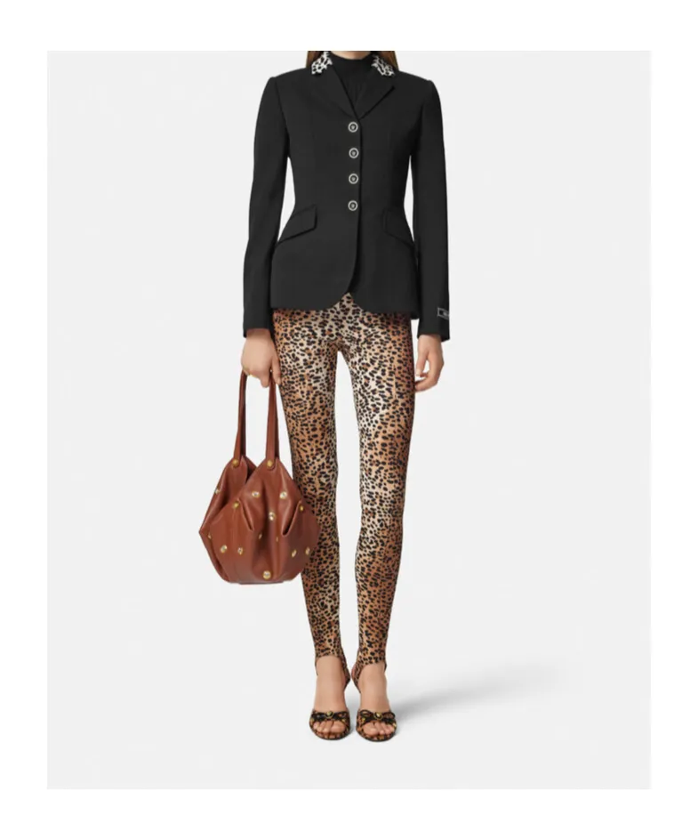 Leopard-Print Stirrup Leggings