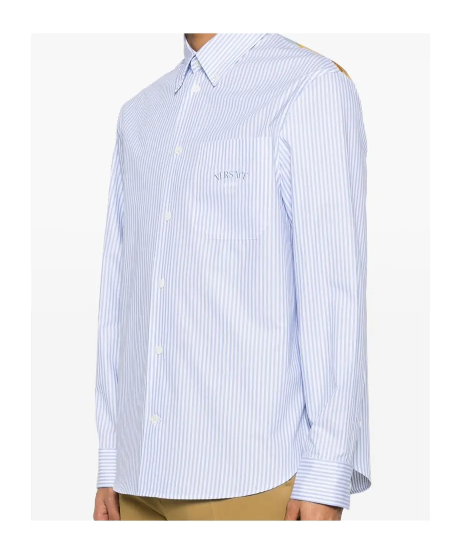 Striped Button-Up Shirt