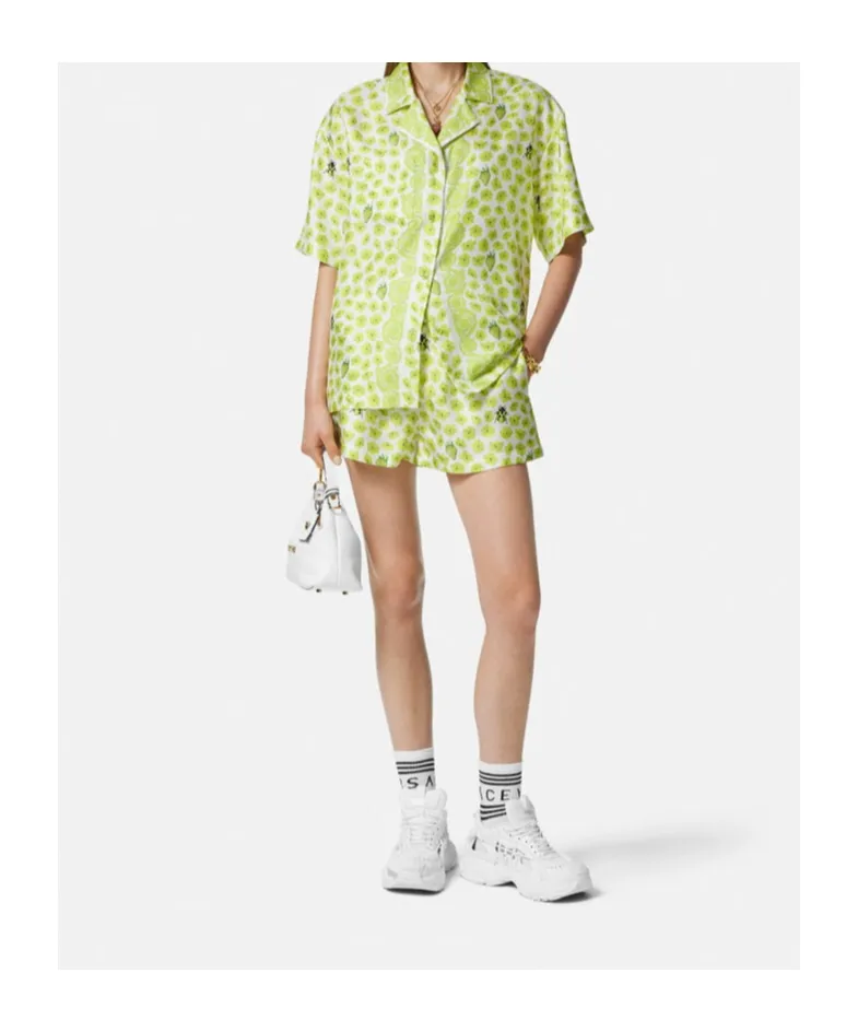 Floral-Printed Elasticated Waistband Shorts