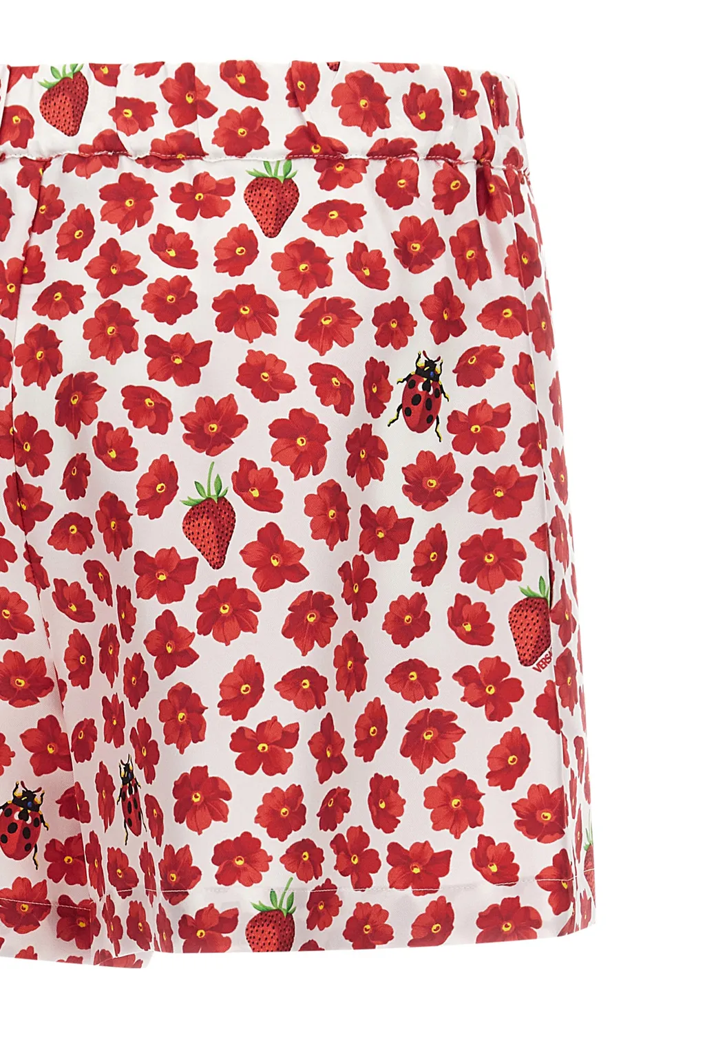 Floral-Printed Elasticated Waistband Shorts