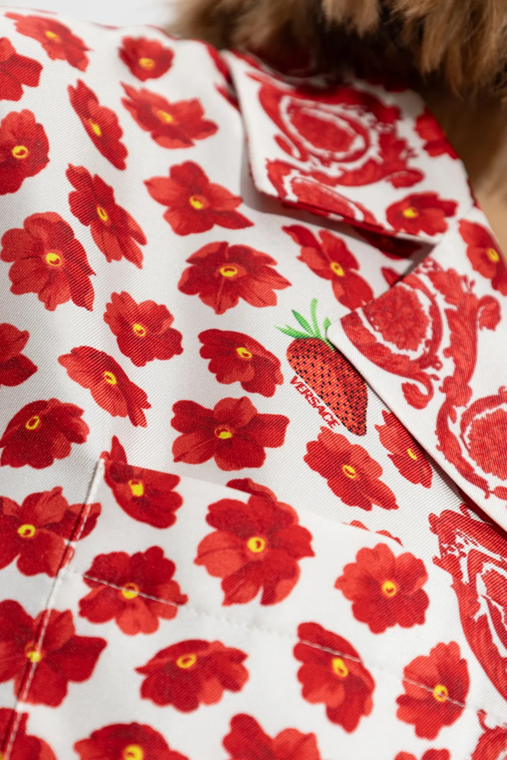 Floral-Printed Short-Sleeved Shirt
