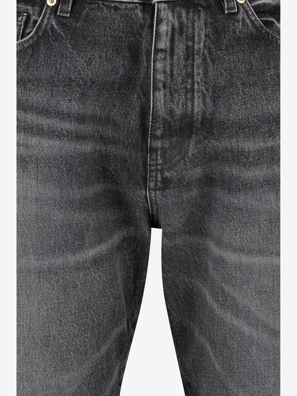 Logo-Patch Straight-Leg Jeans