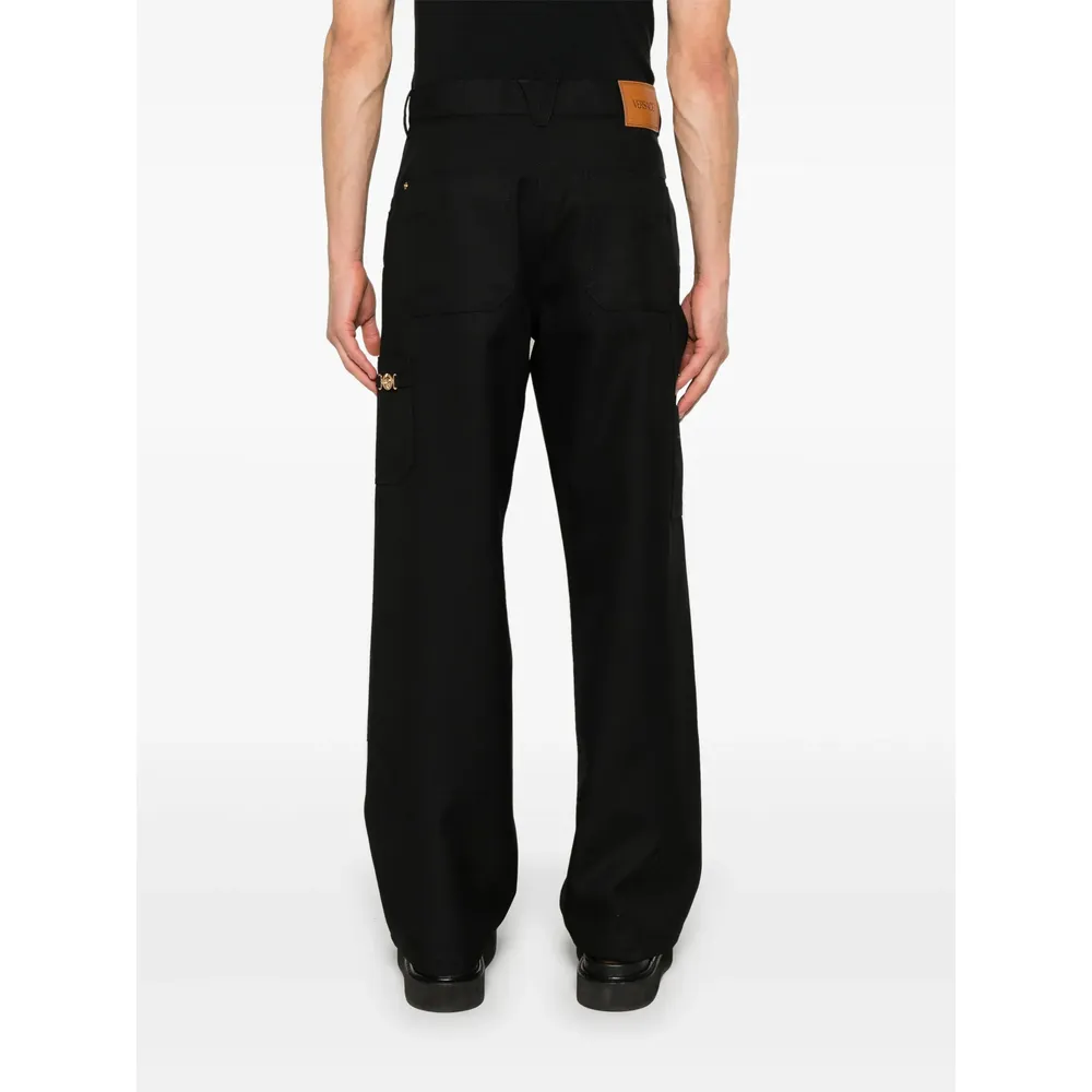 Carpenter Logo-Patch Straight-Leg Trousers