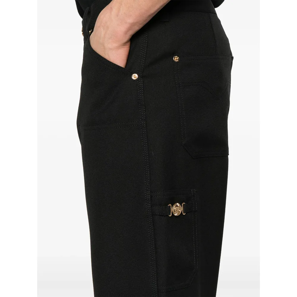 Carpenter Logo-Patch Straight-Leg Trousers
